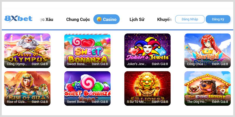 Hướng dẫn chơi 8xbet slot cơ bản nhất